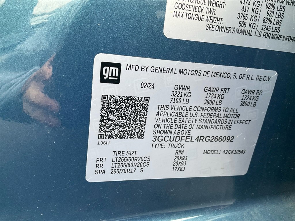 Used 2024 Chevrolet Silverado 1500 LT Trail Boss w/ LT Trail Boss Premium Package image 18