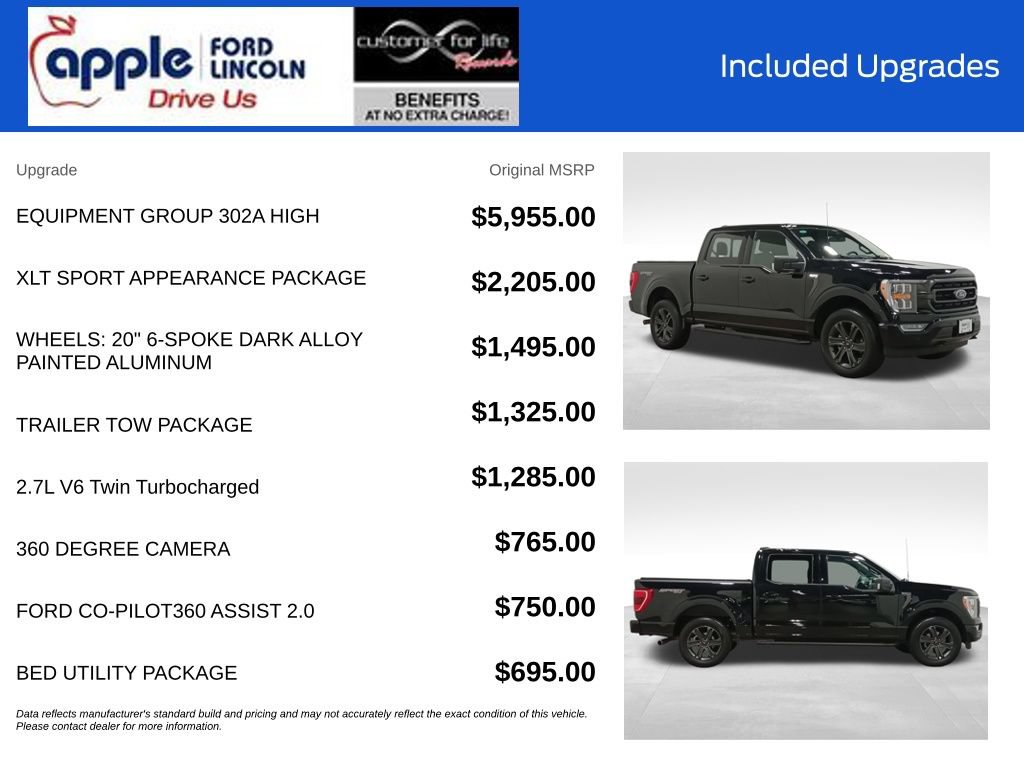 Certified 2023 Ford F150 XLT w/ Equipment Group 302A High AWD/4WD image 4