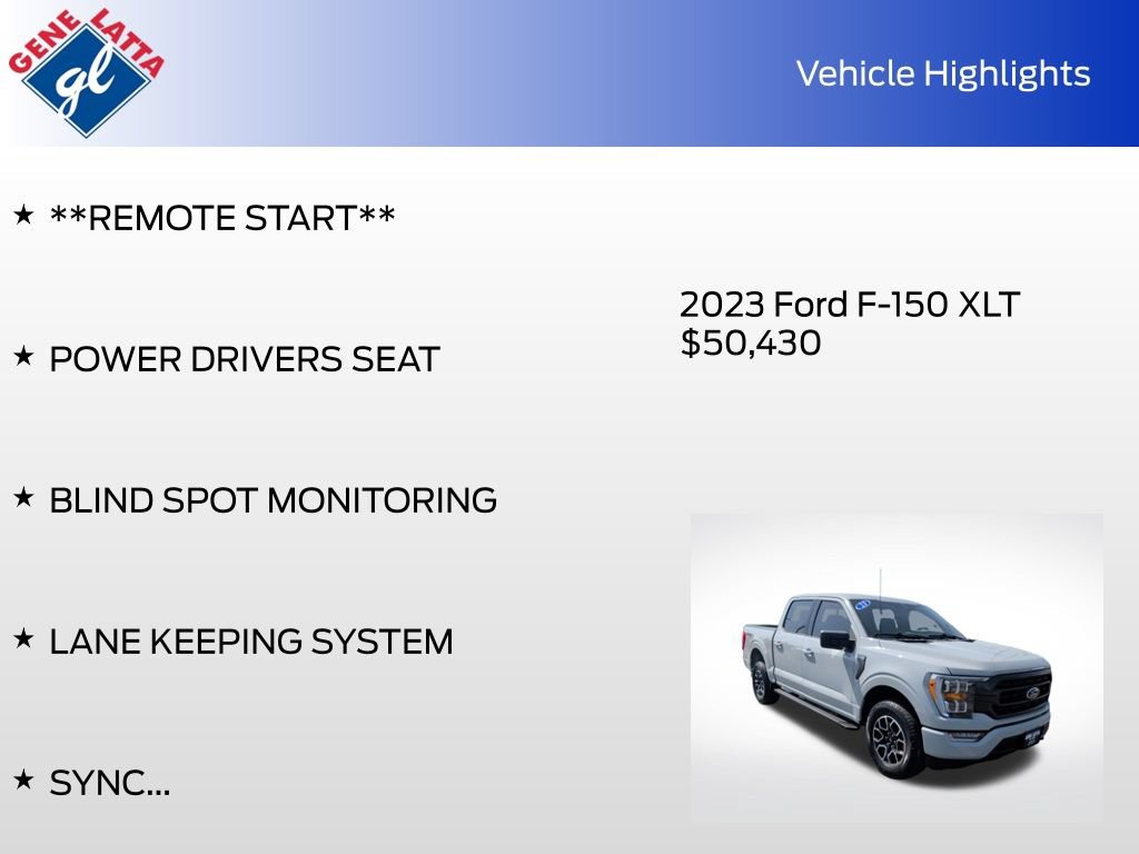 Certified 2023 Ford F150 XLT w/ Equipment Group 302A High AWD/4WD image 35