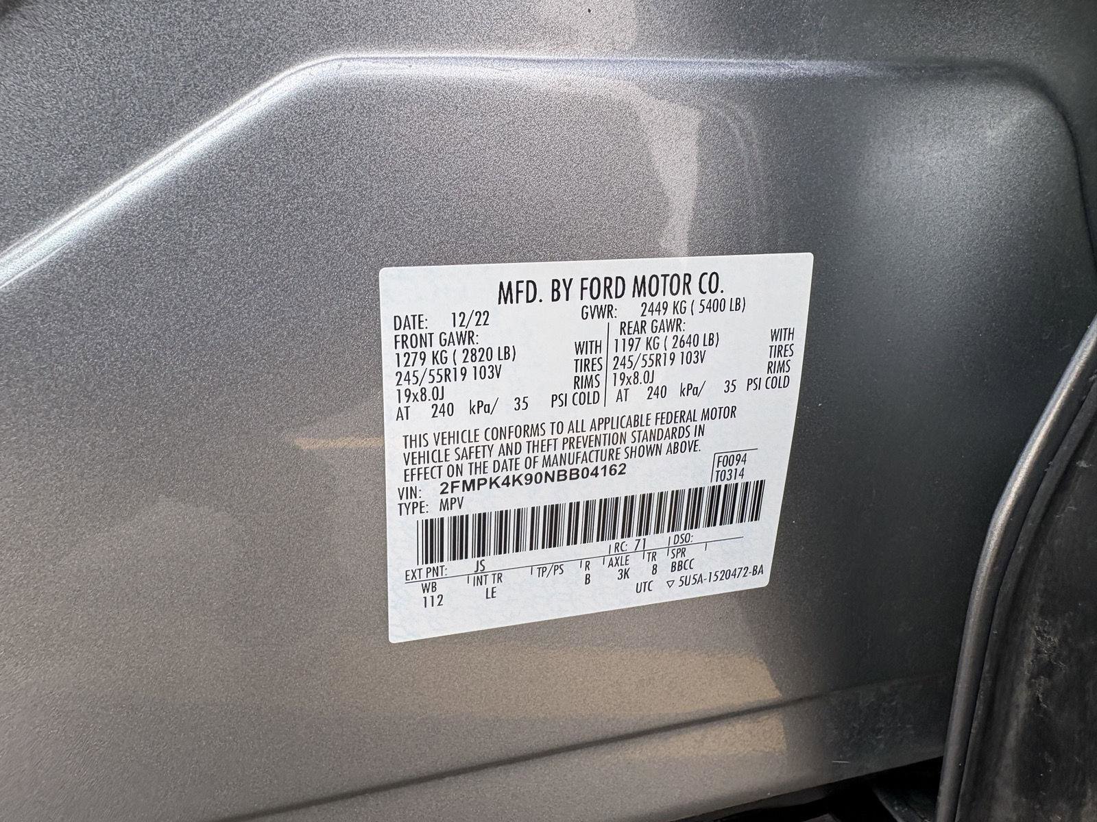 Certified 2022 Ford Edge Titanium image 17