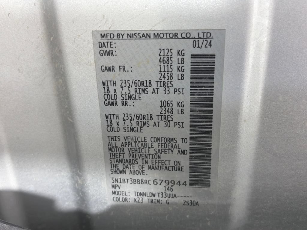 Used 2024 Nissan Rogue SV AWD/4WD image 9