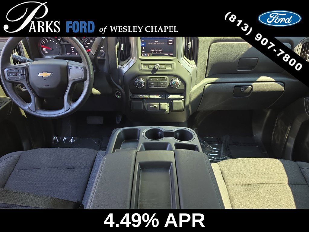 Used 2025 Chevrolet Silverado 1500 Custom w/ Turbomax Blackout Package RWD image 11