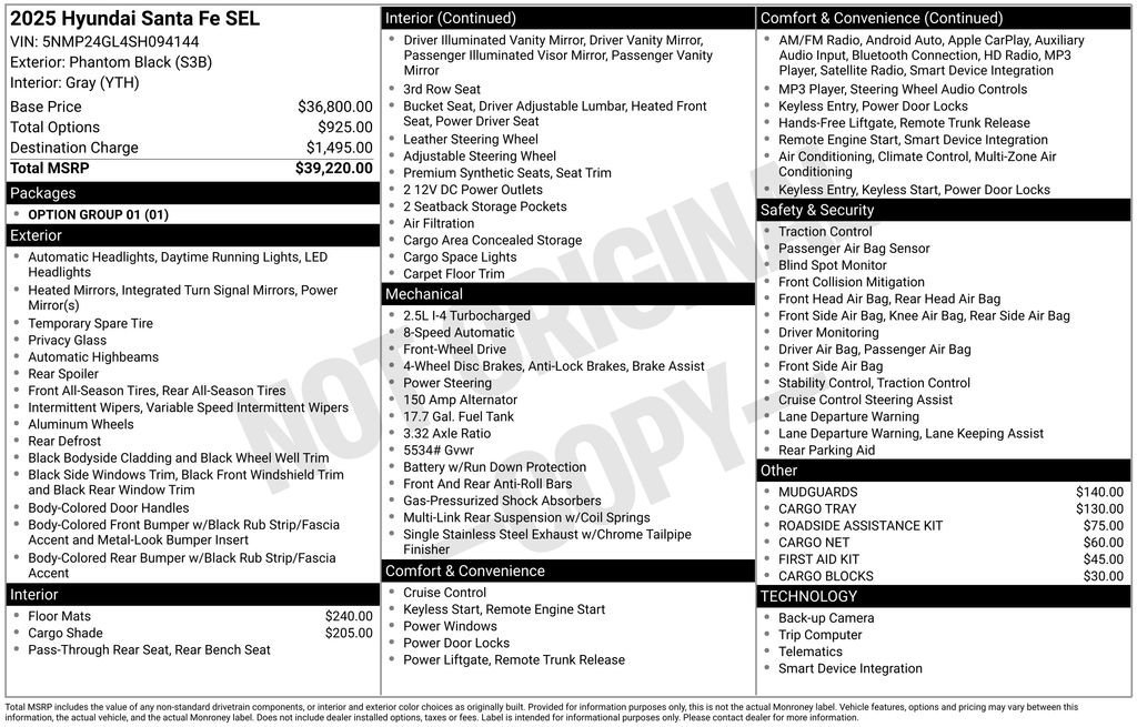 Used 2025 Hyundai Santa Fe SEL image 10
