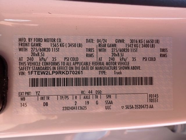 Certified 2024 Ford F150 STX w/ STX Black Appearance Package AWD/4WD image 14