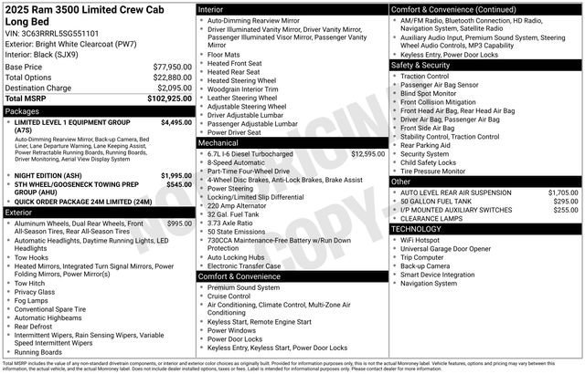 Used 2025 RAM 3500 Limited AWD/4WD image 9