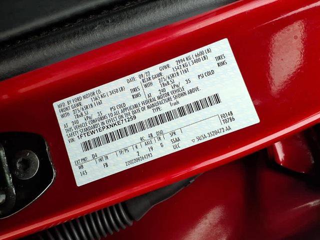 Certified 2022 Ford F150 XLT w/ Equipment Group 302A High image 30