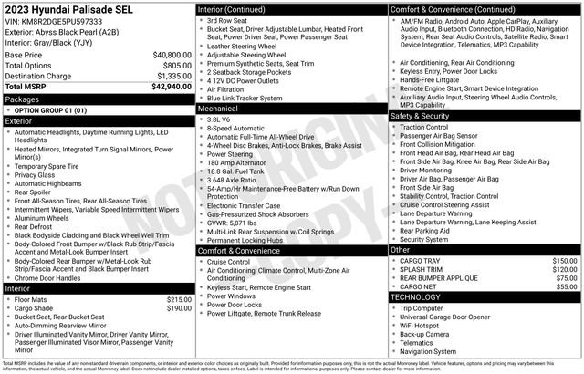 Used 2023 Hyundai Palisade SEL image 4