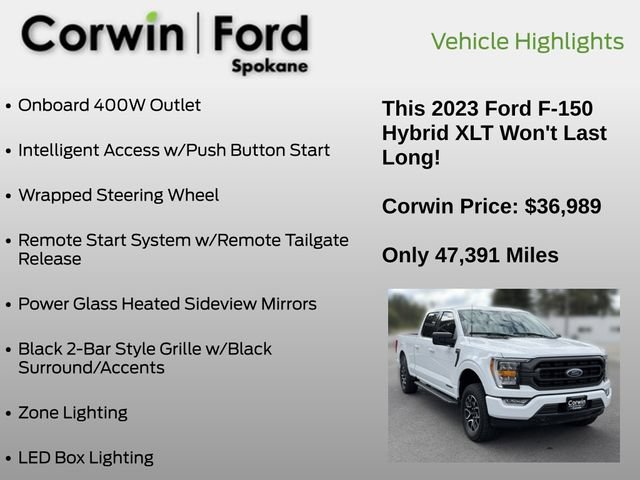 Certified 2023 Ford F150 XLT w/ Equipment Group 302A High AWD/4WD image 37