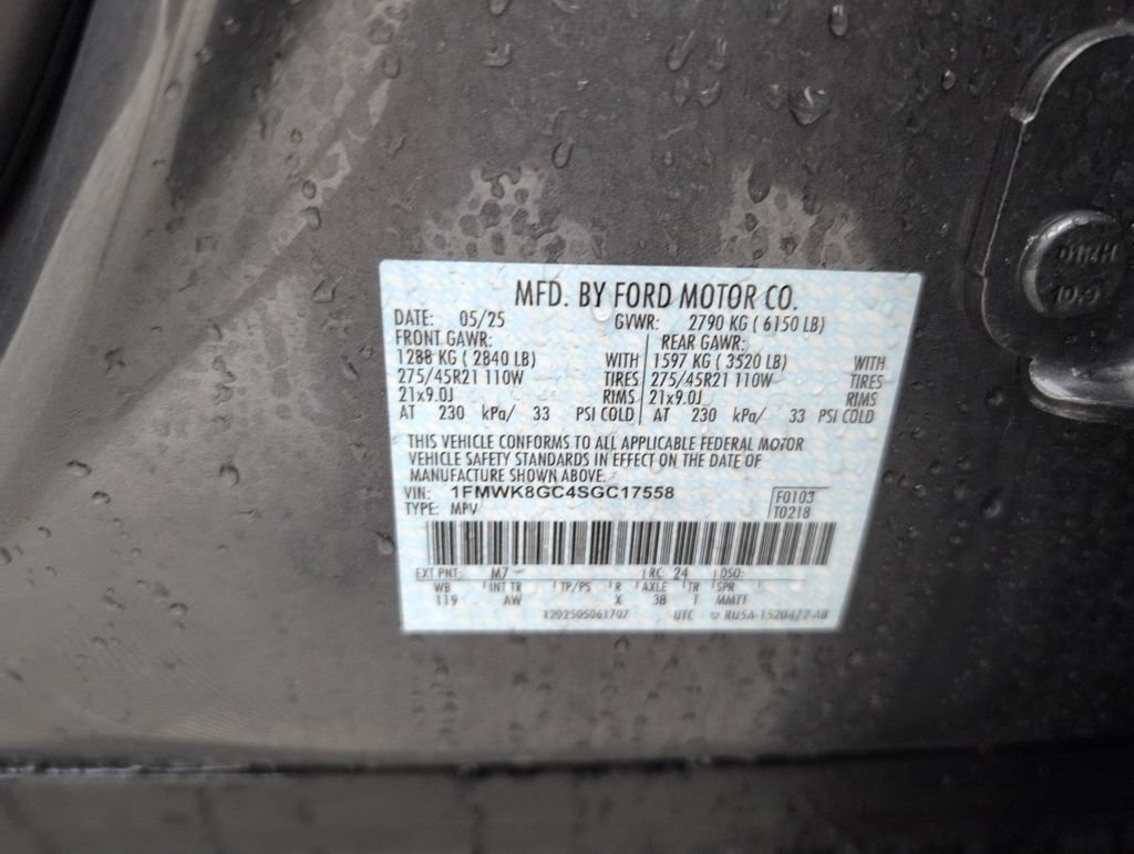 Certified 2025 Ford Explorer ST w/ Sun And Sound Package AWD/4WD image 45