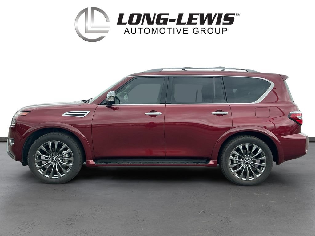 Used 2023 Nissan Armada Platinum w/ Captain's Chairs Package RWD video 2