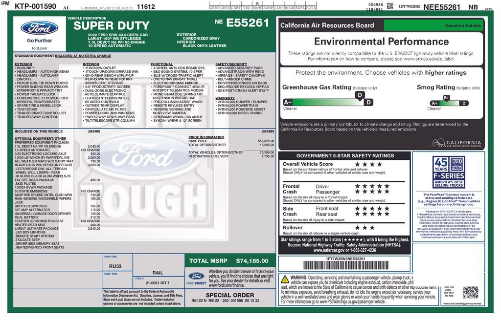 Certified 2022 Ford F250 Lariat w/ Lariat Ultimate Package AWD/4WD image 26