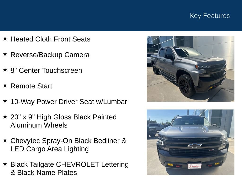 Used 2021 Chevrolet Silverado 1500 LT Trail Boss w/ Bed Protection Package image 36