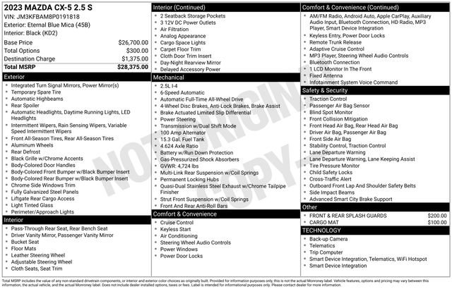 Used 2023 MAZDA CX-5 AWD 2.5 S image 39