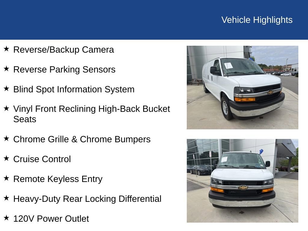 Used 2026 Chevrolet Express 2500 Extended w/ Driver Convenience Package image 28