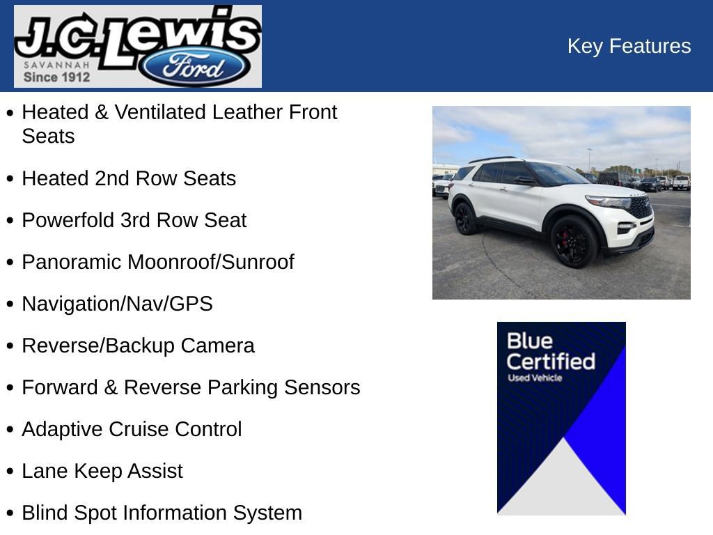 Certified 2023 Ford Explorer ST w/ Equipment Group 401A image 33