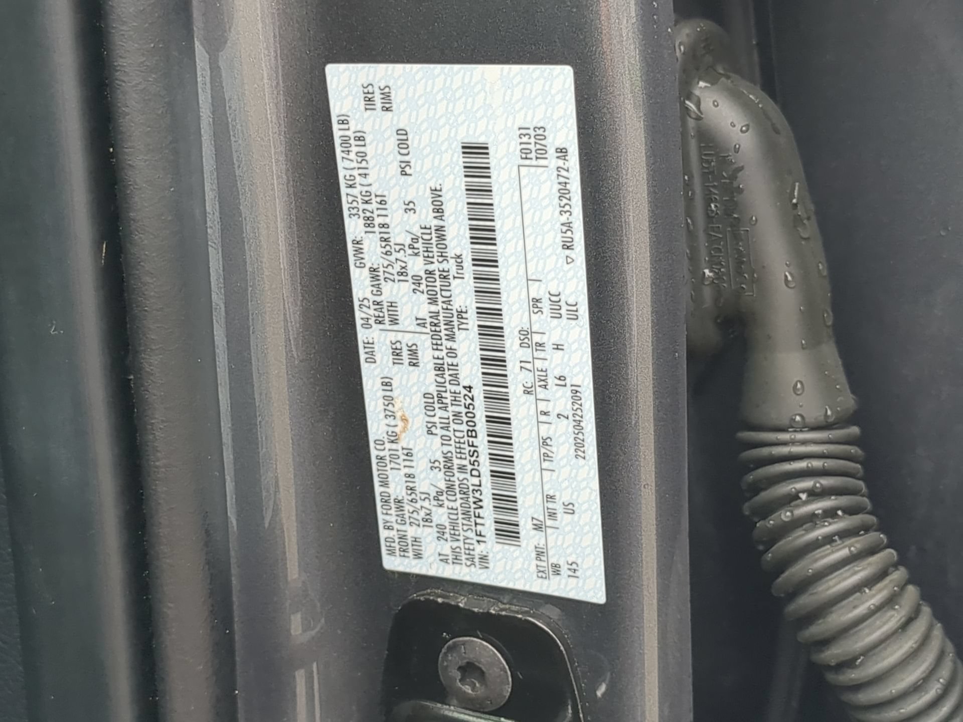 Certified 2025 Ford F150 XLT w/ Equipment Group 301A Standard AWD/4WD image 71