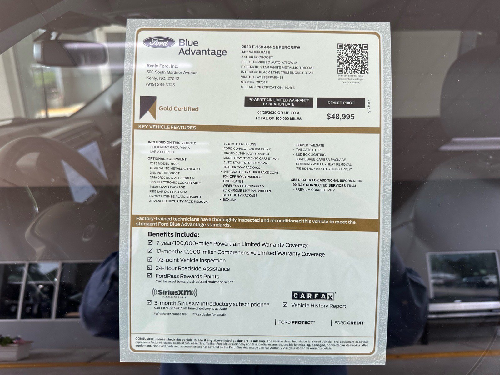 Certified 2023 Ford F150 Lariat w/ Trailer Tow Package AWD/4WD image 5