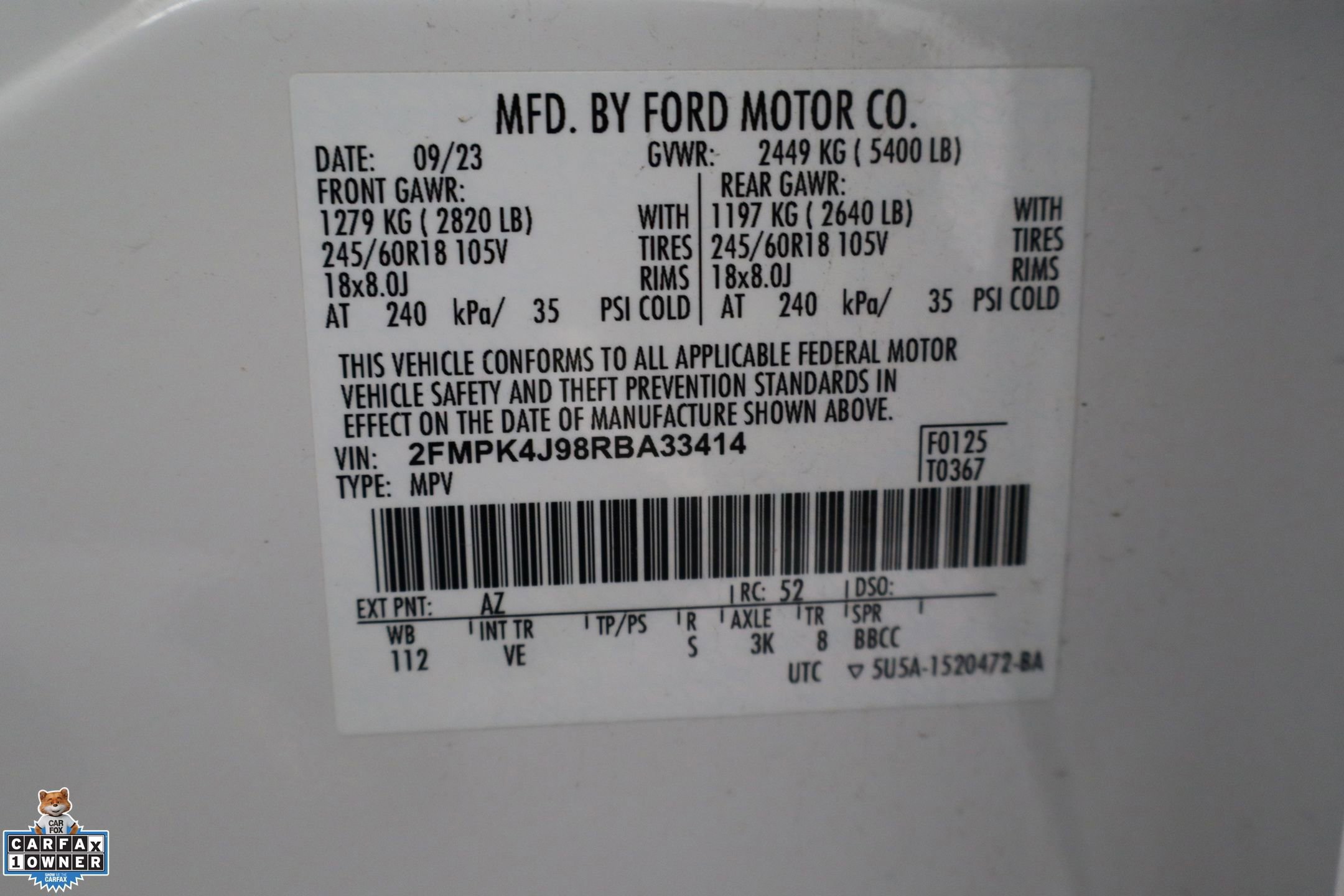 Certified 2024 Ford Edge SEL w/ Convenience Package image 31
