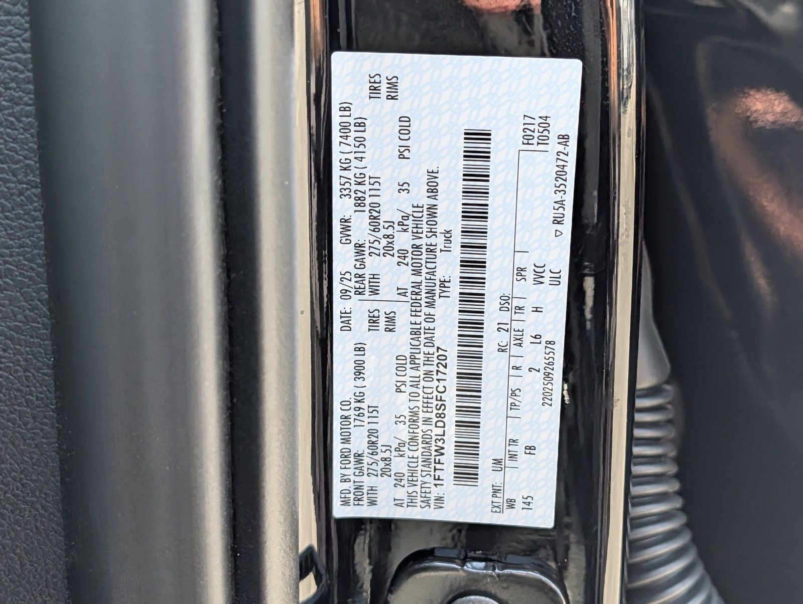 Certified 2025 Ford F150 XLT w/ Equipment Group 302A MID AWD/4WD image 15