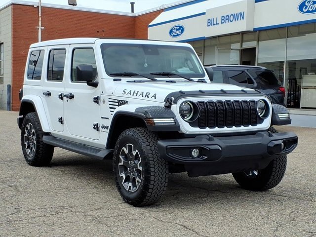 Used 2024 Jeep Wrangler Unlimited Sahara w/ Technology Group AWD/4WD image 1