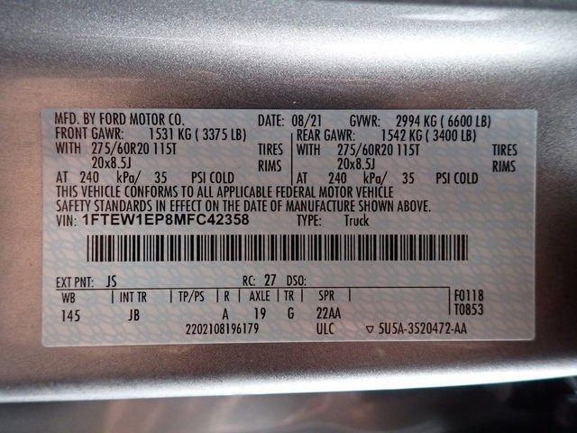 Certified 2021 Ford F150 XL w/ STX Appearance Package image 22