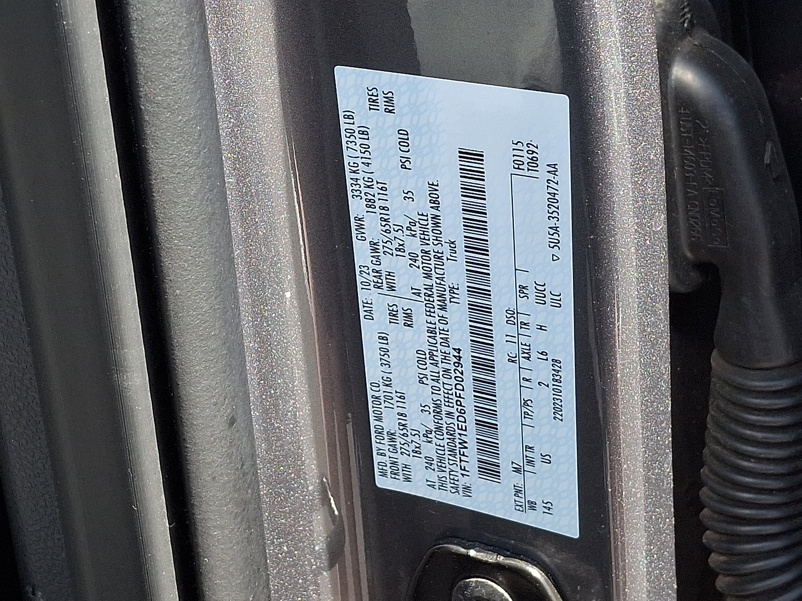 Certified 2023 Ford F150 XLT w/ Equipment Group 302A High AWD/4WD image 28