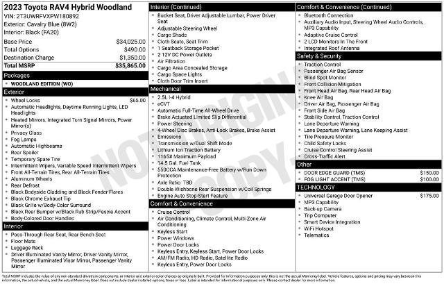 Used 2023 Toyota RAV4 AWD Hybrid image 5