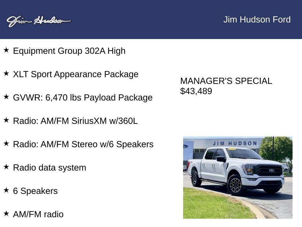 Certified 2023 Ford F150 XLT w/ Equipment Group 302A High AWD/4WD image 12