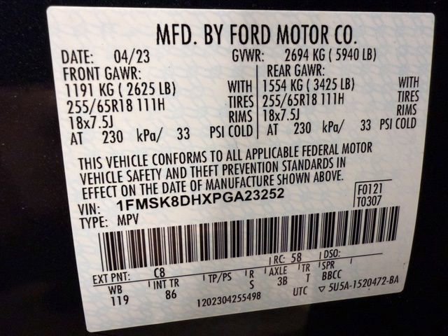 Certified 2023 Ford Explorer XLT w/ Class IV Trailer Tow Package AWD/4WD image 30