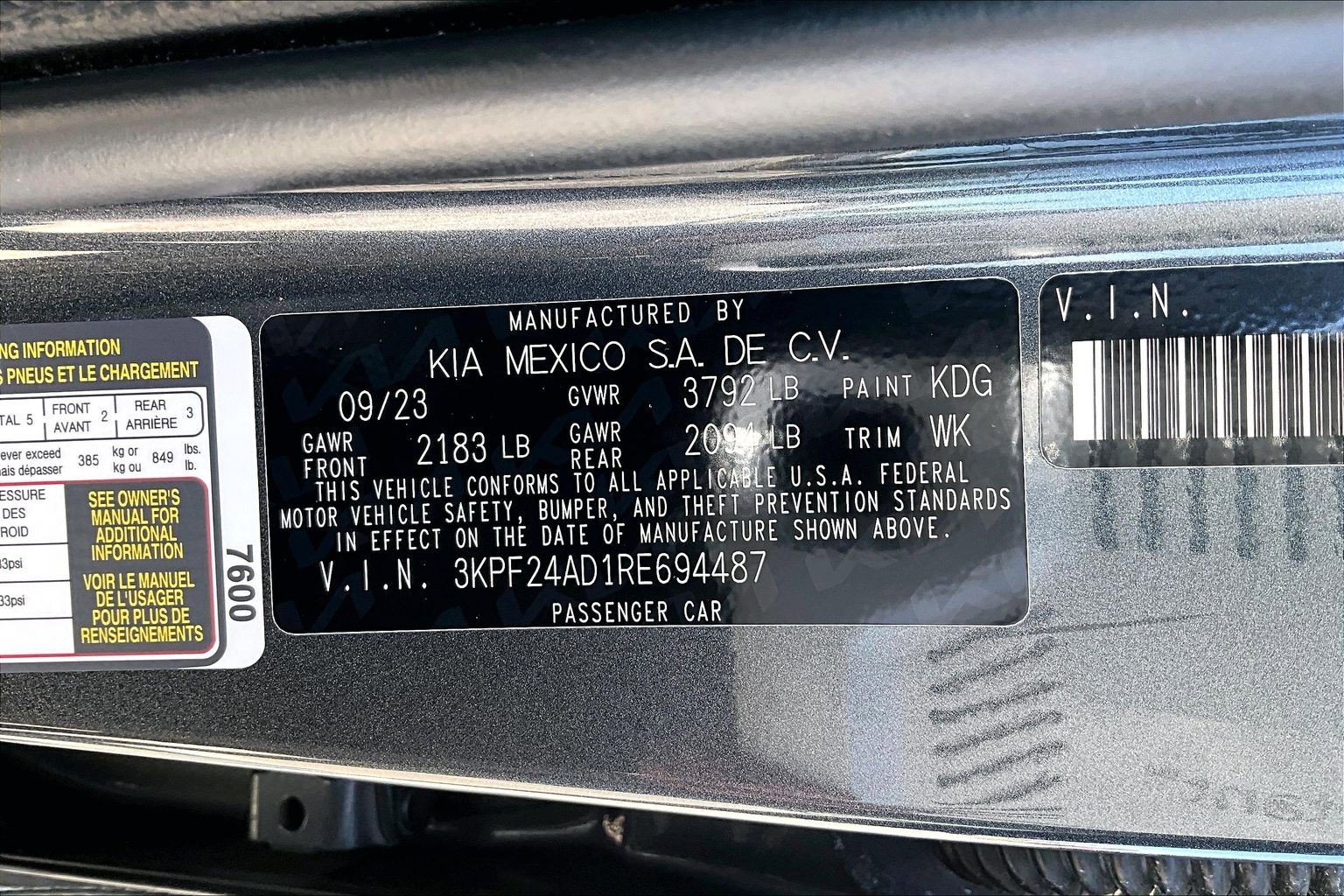 Used 2024 Kia Forte LX FWD image 19