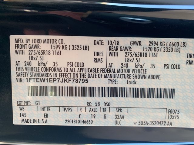 Certified 2018 Ford F150 Lariat AWD/4WD image 14