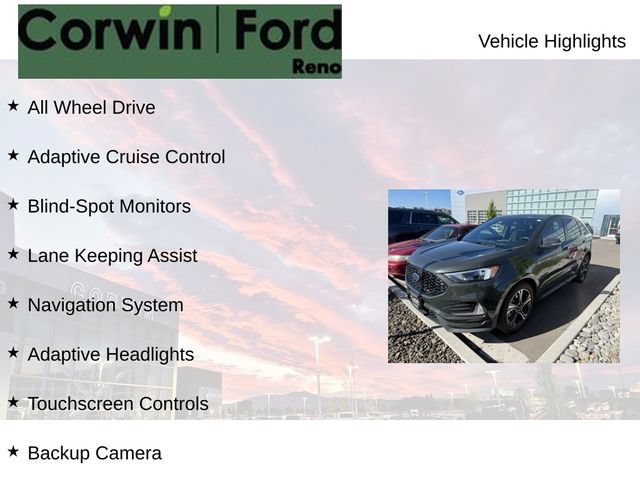 Certified 2022 Ford Edge ST w/ Cargo Accessory Package AWD/4WD image 7
