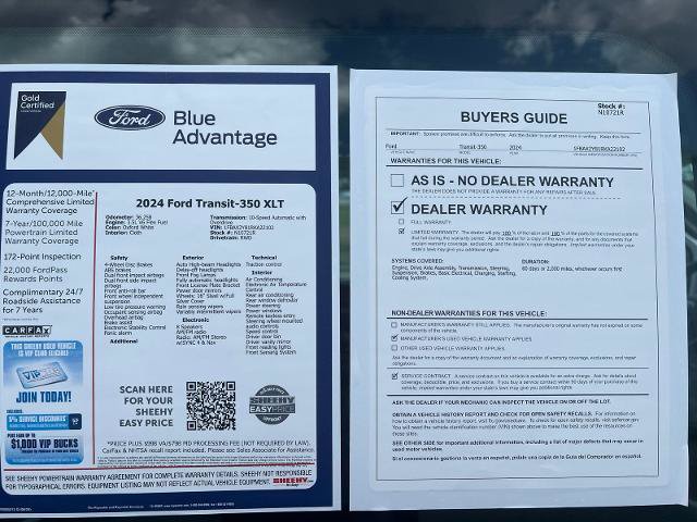Certified 2024 Ford Transit 350 XLT RWD image 23