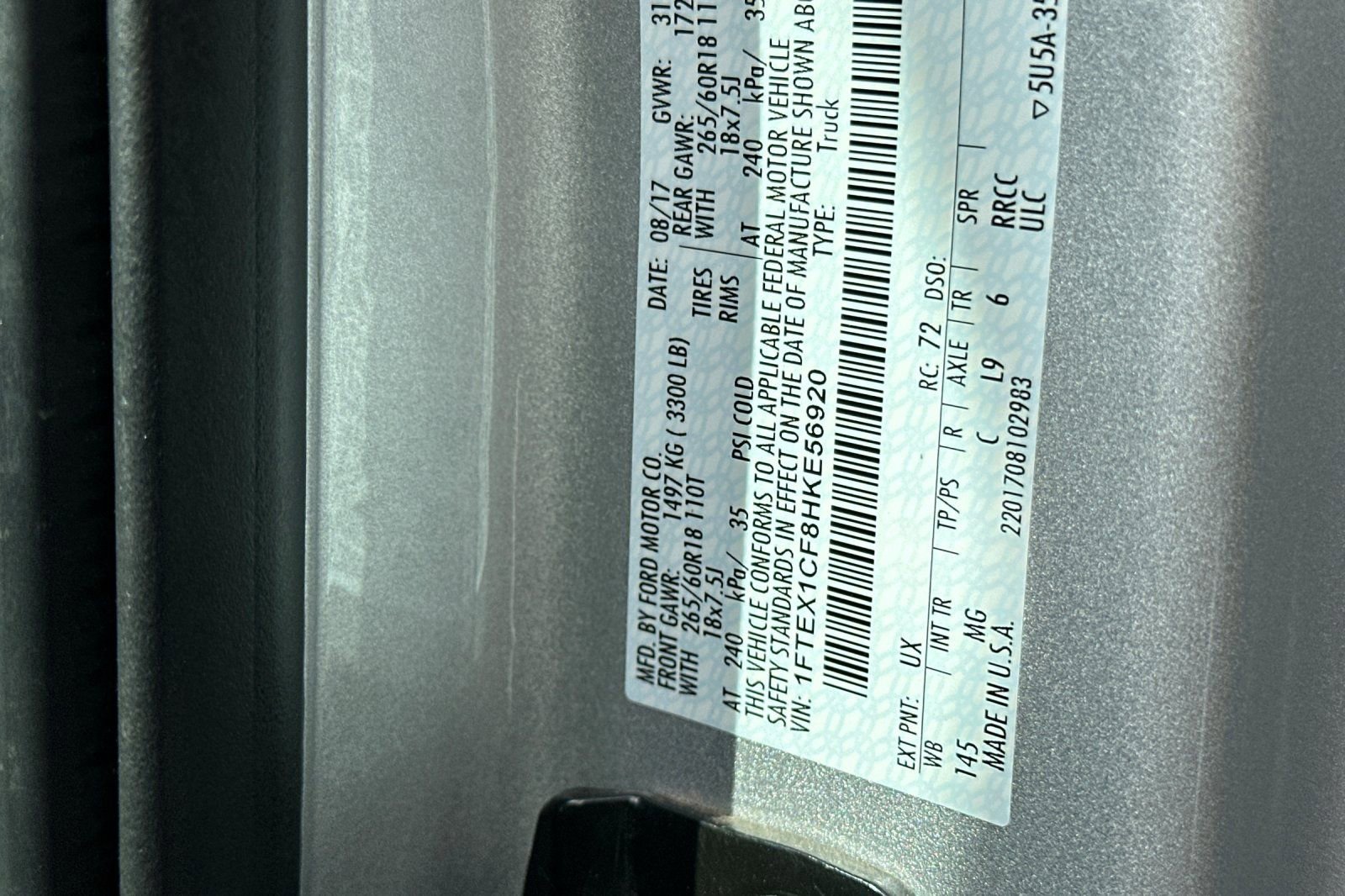 Certified 2017 Ford F150 XLT w/ Equipment Group 302A Luxury image 31