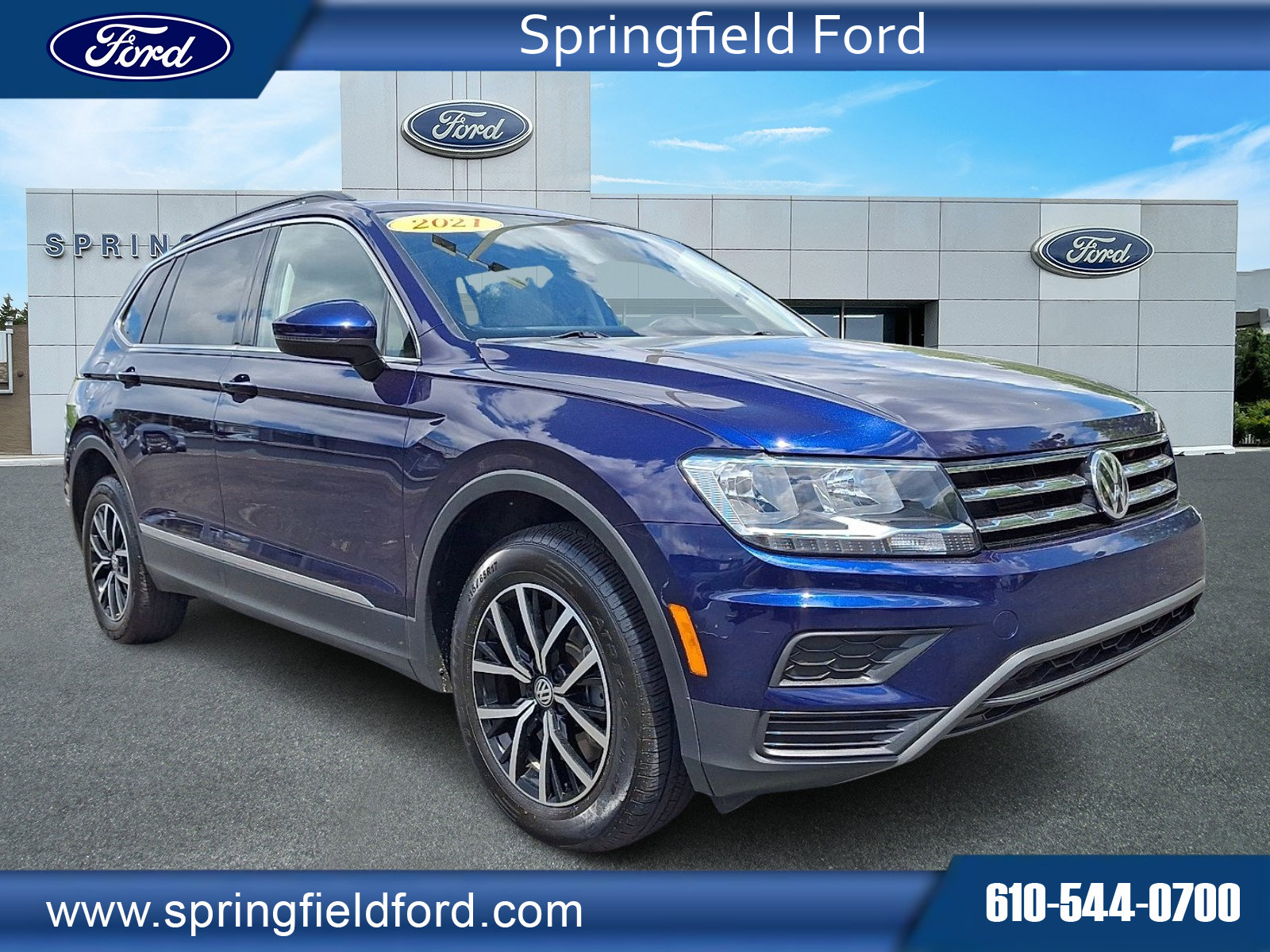 Used 2021 Volkswagen Tiguan SE w/ Panoramic Sunroof Package
