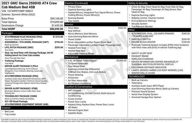 Used 2021 GMC Sierra 2500 AT4 w/ AT4 Premium Plus Package image 38