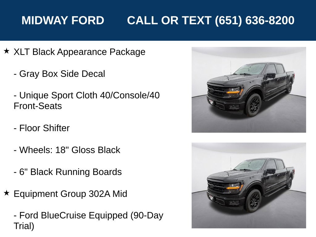 Certified 2024 Ford F150 XLT w/ Equipment Group 302A MID AWD/4WD image 10