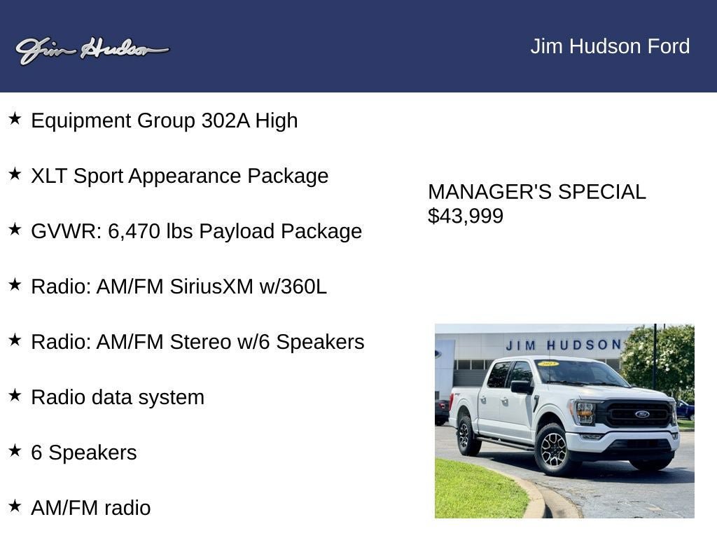 Certified 2023 Ford F150 XLT w/ Equipment Group 302A High AWD/4WD image 12
