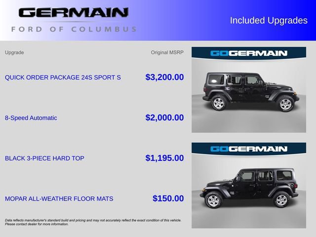 Used 2019 Jeep Wrangler Unlimited Sport S AWD/4WD image 36