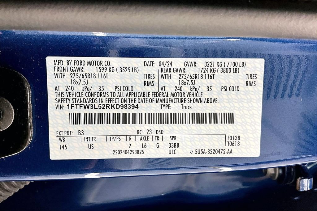 Certified 2024 Ford F150 XLT w/ Equipment Group 302A MID AWD/4WD image 36