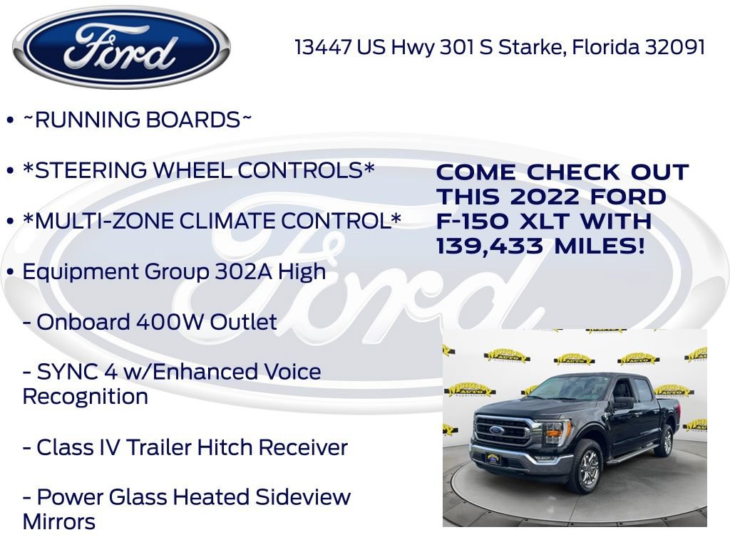 Certified 2022 Ford F150 XLT w/ Equipment Group 302A High AWD/4WD image 17