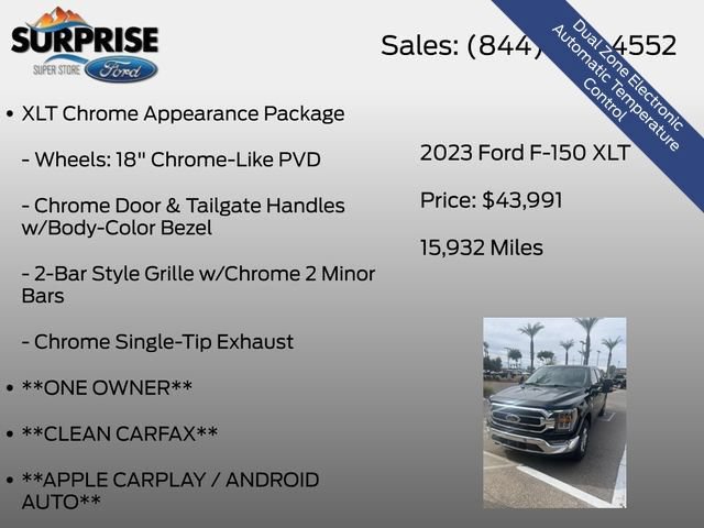 Certified 2023 Ford F150 XLT w/ Equipment Group 302A High AWD/4WD image 19