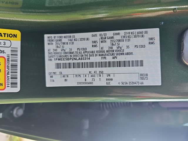 Certified 2022 Ford Bronco Outer Banks AWD/4WD image 33