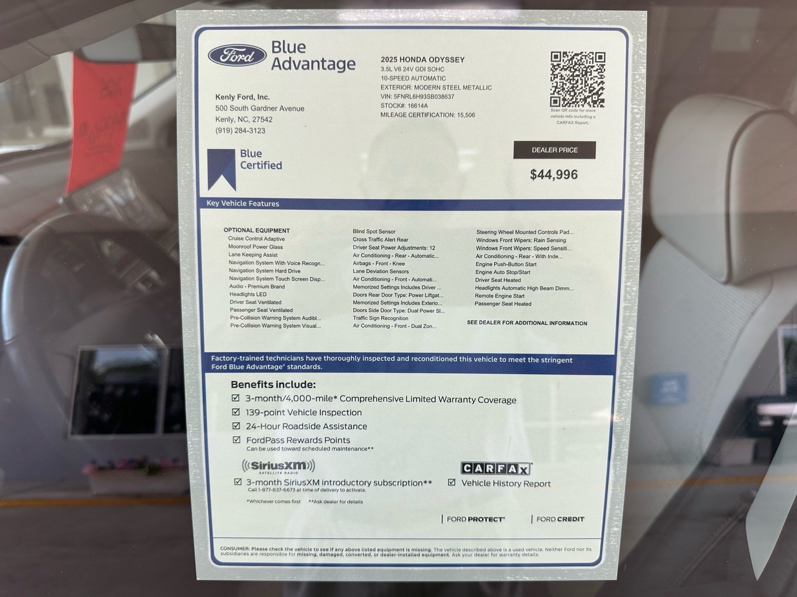 Used 2025 Honda Odyssey Elite image 5