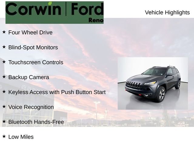 Used 2018 Jeep Cherokee Trailhawk AWD/4WD image 7