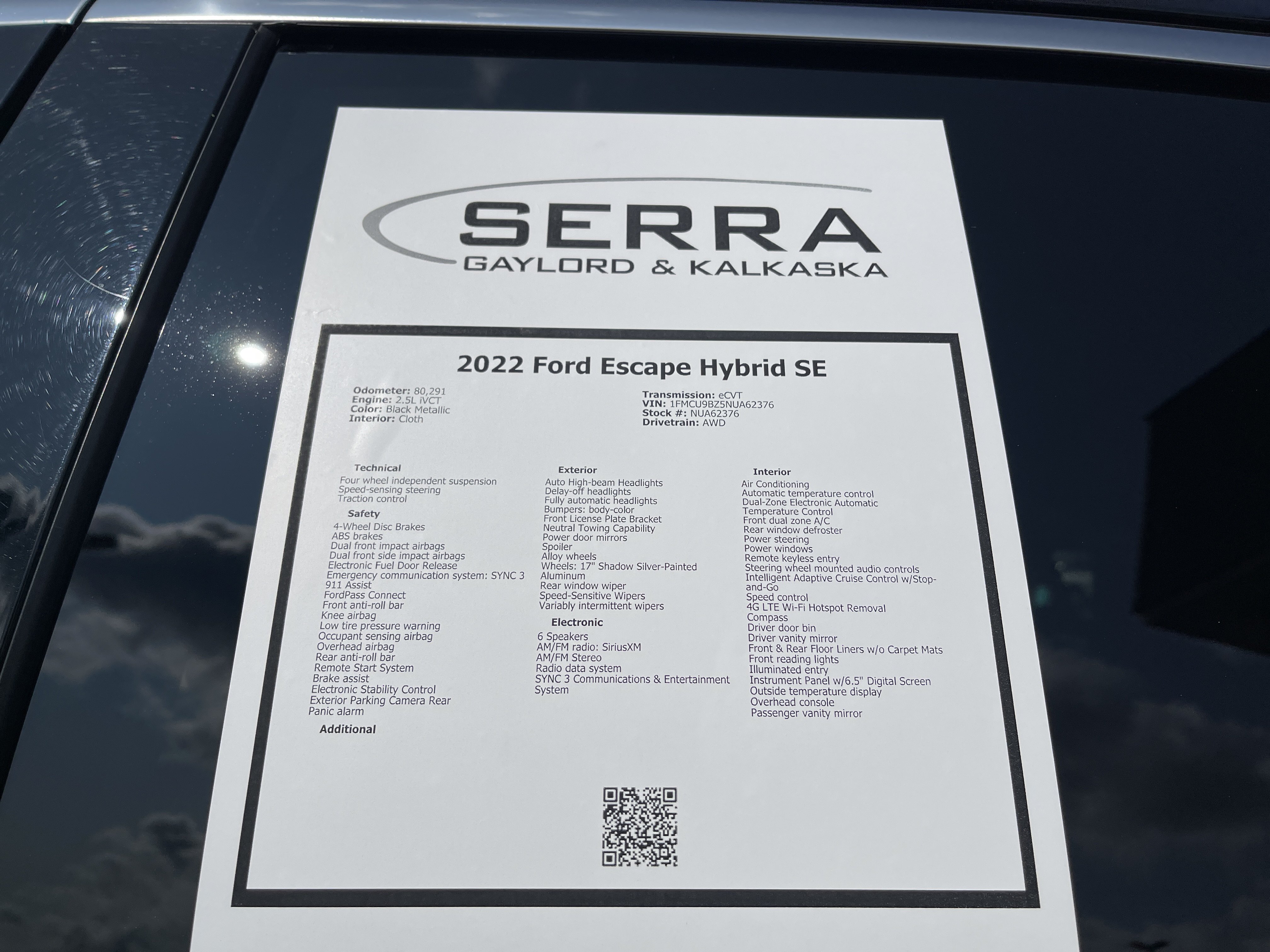Certified 2022 Ford Escape SE AWD/4WD image 29