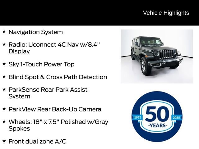 Used 2022 Jeep Wrangler Unlimited Sahara w/ LED Lighting Group image 11