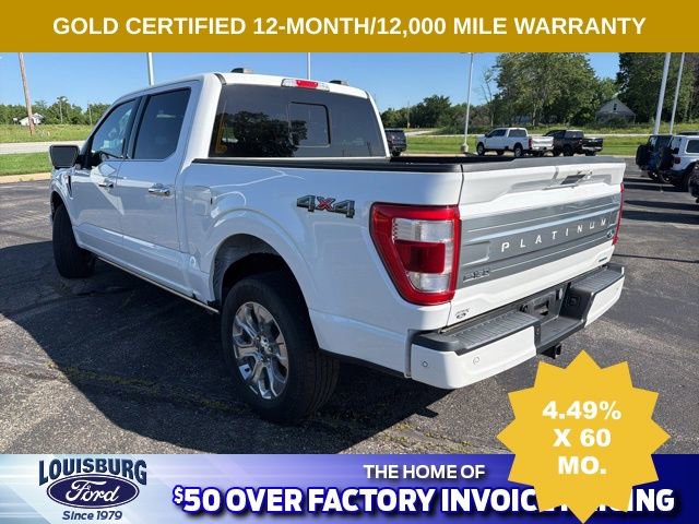Certified 2023 Ford F150 Platinum w/ Equipment Group 701A High AWD/4WD image 3