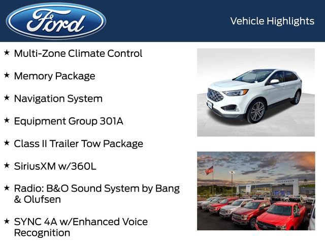 Certified 2022 Ford Edge Titanium w/ Equipment Group 301A image 13