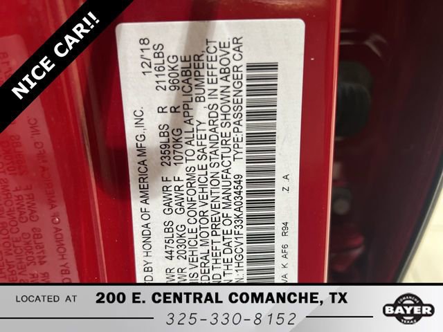 Used 2019 Honda Accord Sport image 28